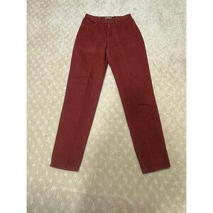 Vintage Express EXP Jeans Women's 9/10 Red Brick High Rise Tapered Mom Fit USA
